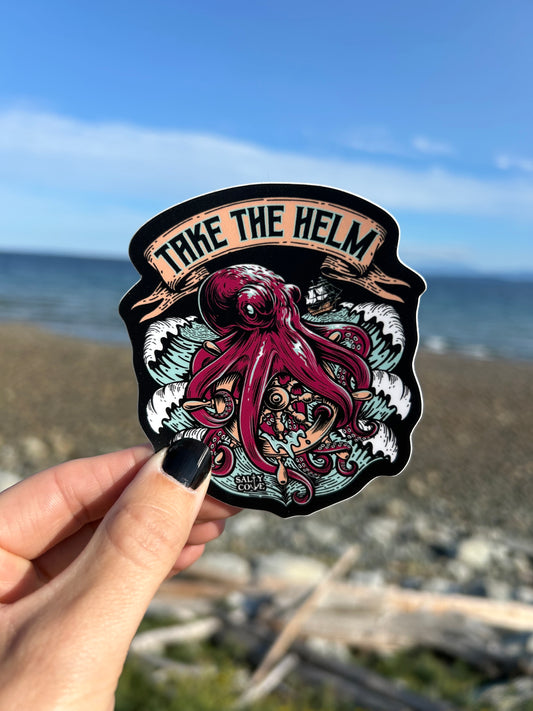 Take the Helm Sticker
