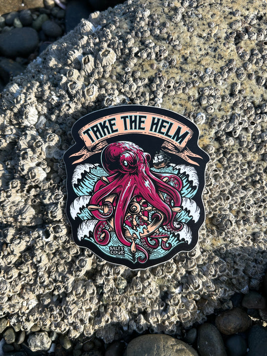 Take the Helm Sticker
