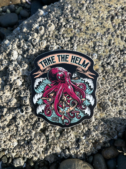 Take the Helm Sticker